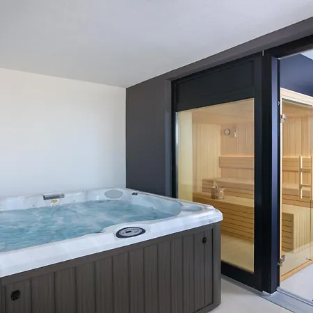 Deluxe With Heated Pool, Whirpool, Sea View, Beautiful Iv - By Traveler Tourist Agency Krk Id 2403 Villa *