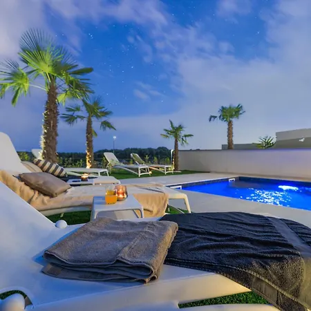 Deluxe With Heated Pool, Whirpool, Sea View, Beautiful Iv - By Traveler Tourist Agency Krk Id 2403 Krk Town