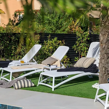 Deluxe With Heated Pool, Whirpool, Sea View, Beautiful Iv - By Traveler Tourist Agency Krk Id 2403 Villa Krk Town