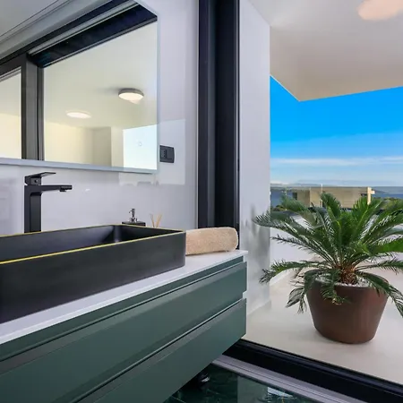 Deluxe With Heated Pool, Whirpool, Sea View, Beautiful Iv - By Traveler Tourist Agency Krk Id 2403 Villa