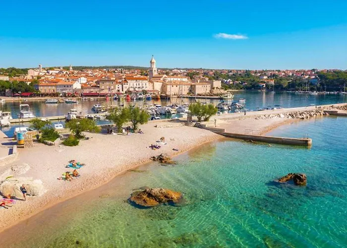 Vila Deluxe With Heated Pool, Whirpool, Sea View, Beautiful Iv - By Traveler Tourist Agency Krk Id 2403 *
