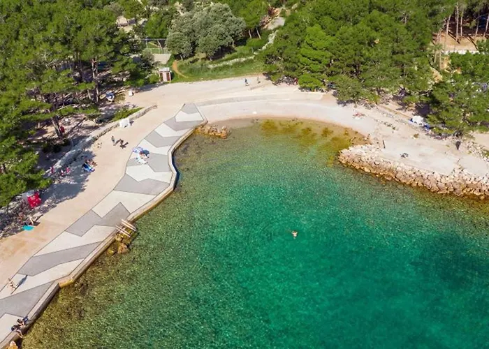 Deluxe With Heated Pool, Whirpool, Sea View, Beautiful Iv - By Traveler Tourist Agency Krk Id 2403 * Krk Town