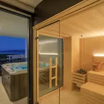 Deluxe With Heated Pool, Whirpool, Sea View, Beautiful Iv - By Traveler Tourist Agency Krk Id 2403 *