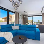 Deluxe With Heated Pool, Whirpool, Sea View, Beautiful Iv - By Traveler Tourist Agency Krk Id 2403 * Krk Town