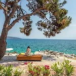 Deluxe With Heated Pool, Whirpool, Sea View, Beautiful Iv - By Traveler Tourist Agency Krk Id 2403 Villa Krk Town