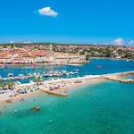 Deluxe With Heated Pool, Whirpool, Sea View, Beautiful Iv - By Traveler Tourist Agency Krk Id 2403 Krk Town